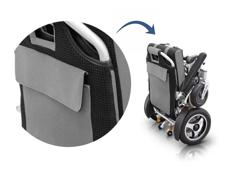 Sedia a Rotelle Elettrica Pieghevole Elite Ultralight - Telaio Rinforzato