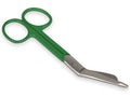 FORBICI PER BENDE - anelli verdi - 14 cm