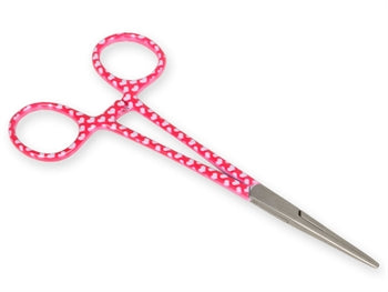 PINZA EMOSTATICA RETTA - fantasia cuori - 16 cm