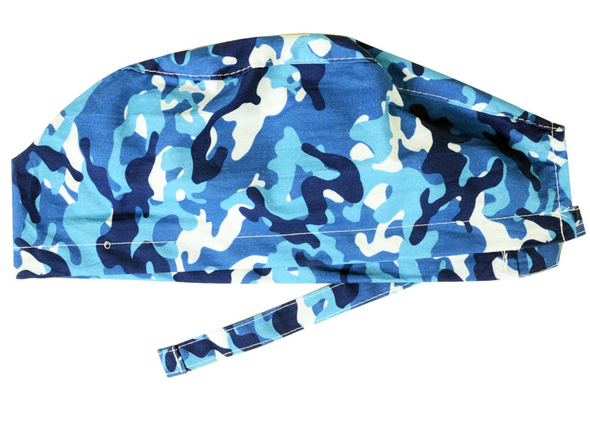 Cappellino Fantasia Militare Blu