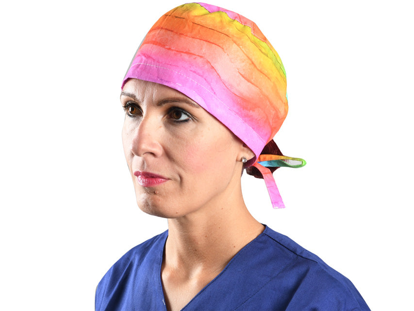Cappellino Fantasia Arcobaleno