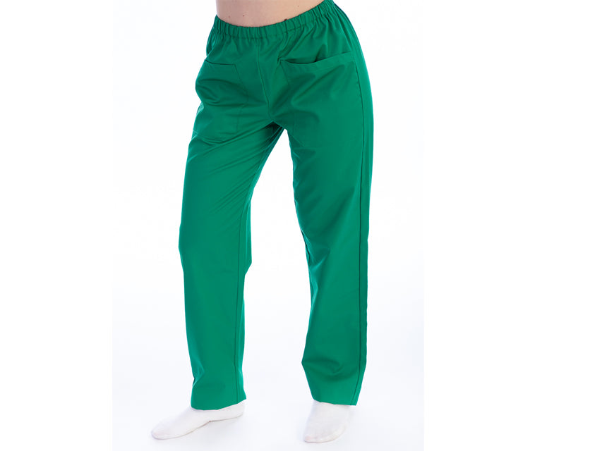 Pantaloni Unisex Cotone/Poliestere Verdi