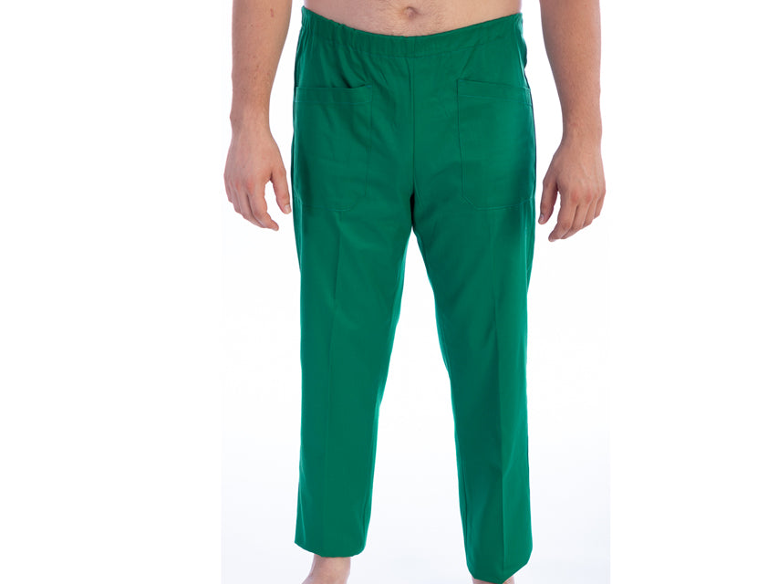 Pantaloni Unisex Cotone/Poliestere Verdi