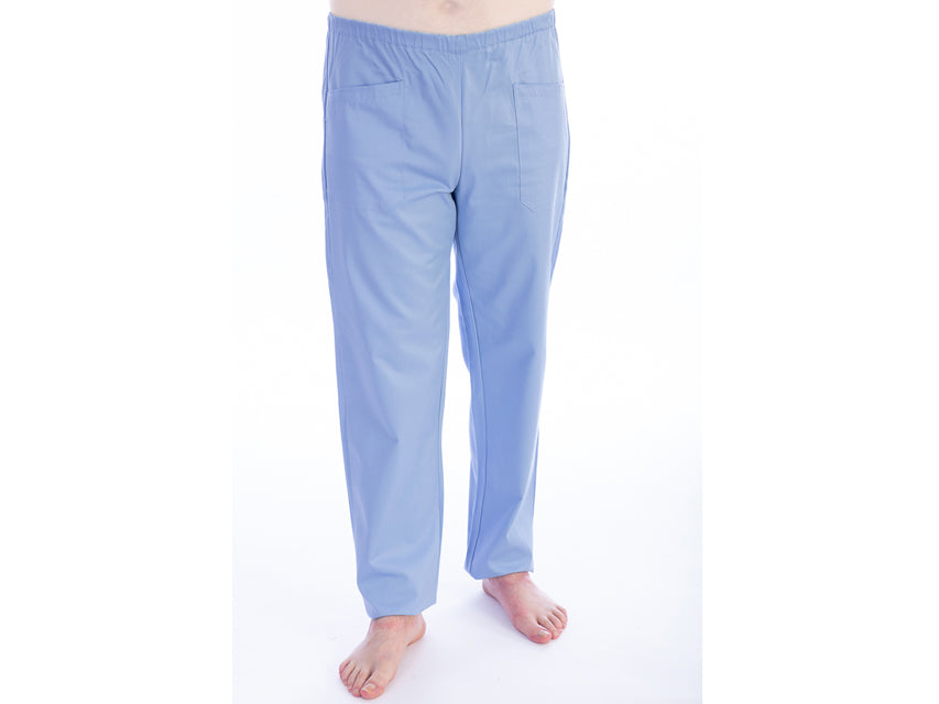 Pantaloni Unisex Cotone/Poliestere Azzurri