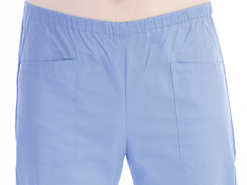 Pantaloni Unisex Cotone/Poliestere Azzurri