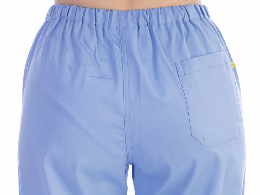 Pantaloni Unisex Cotone/Poliestere Azzurri