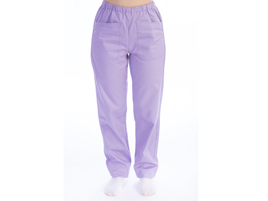 Pantaloni Unisex Cotone/Poliestere Viola
