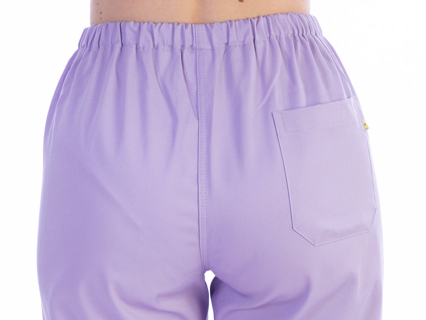 Pantaloni Unisex Cotone/Poliestere Viola