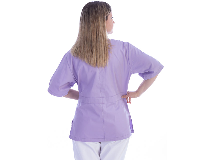 Casacca con Automatici Donna Viola Cotone/Poliestere