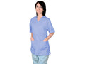Casacca con Automatici Unisex Azzurra Cotone/Poliestere