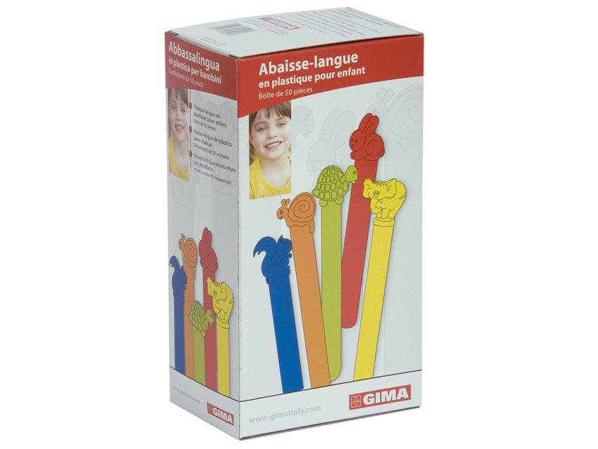 ABBASSALINGUA PEDIATRICI IN PLASTICA
