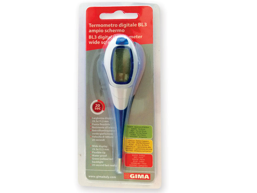 Termometro Digitale BL3 Ampio Schermo °C - Cod. 25554