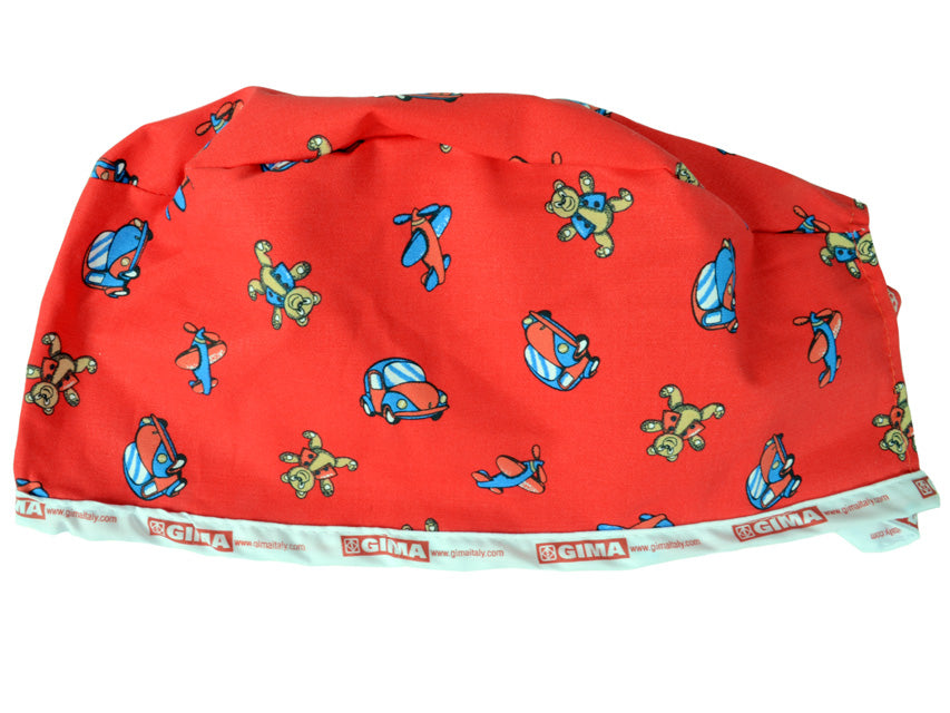 Cappellino Fantasia Rosso - Cod. 26168