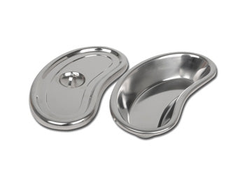 BACINELLA RENIFORME INOX CON COPERCHIO - 247x122x43 mm