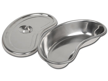 BACINELLA RENIFORME INOX CON COPERCHIO - 309x149X59 mm