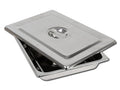 VASSOIO+COPERCHIO INOX 355x254x50 mm