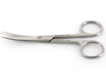 FORBICE CURVA punte alterne - 20 cm