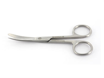 FORBICE CURVA punte alterne - 16 cm