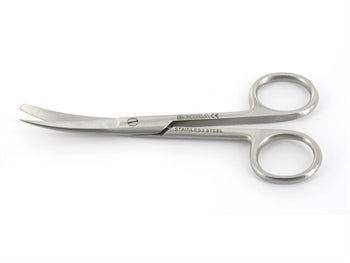 FORBICI CURVE - punte alterne - 18 cm