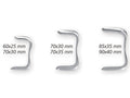 SET DA 3 RETRATTORI SIMS