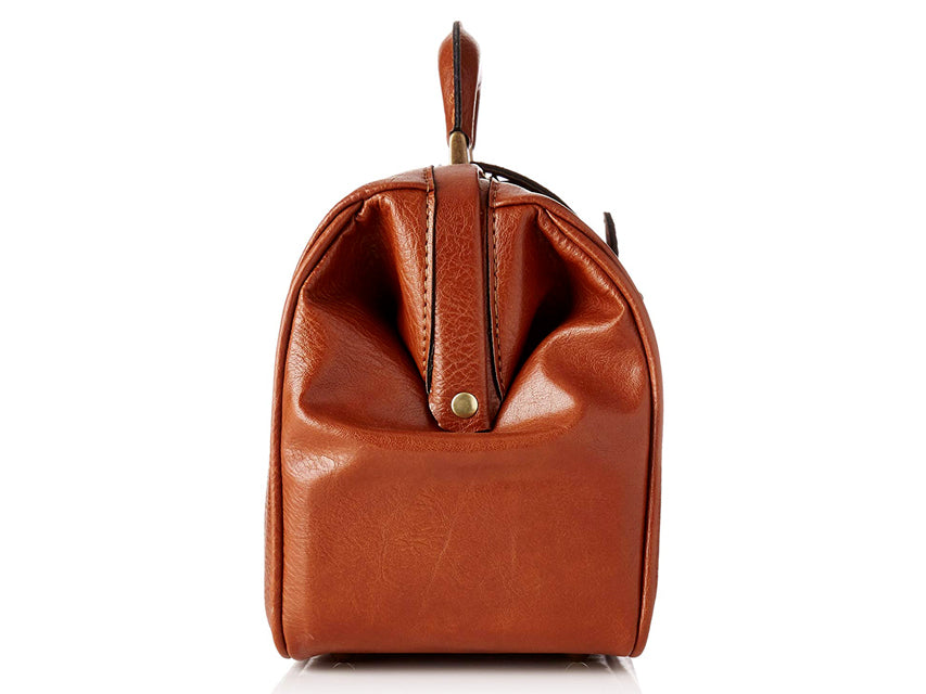 Borsa Medica GIMA Texas Skay Cognac 35x13x24cm - Serratura Cod. 27101 Made in Italy