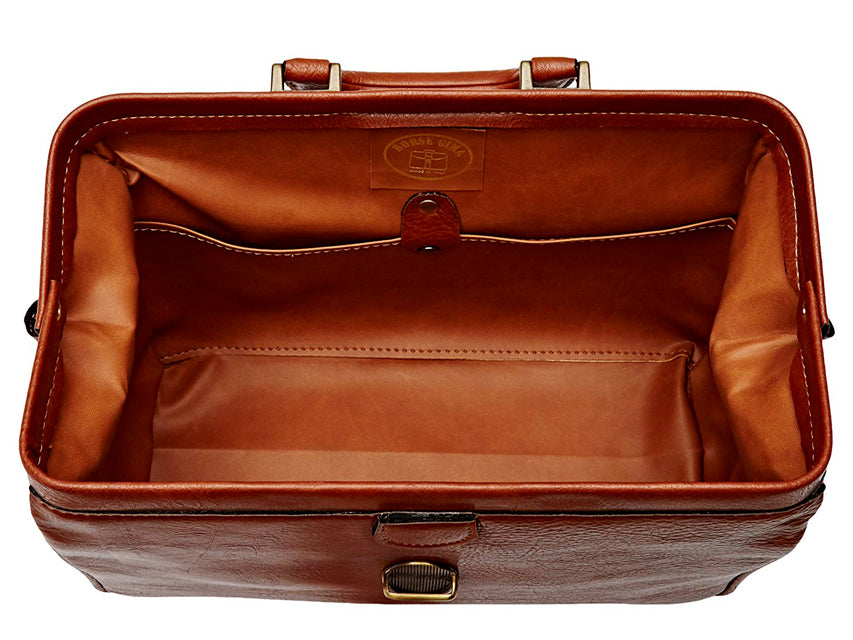 Borsa Medica GIMA Texas Skay Cognac 35x13x24cm - Serratura Cod. 27101 Made in Italy
