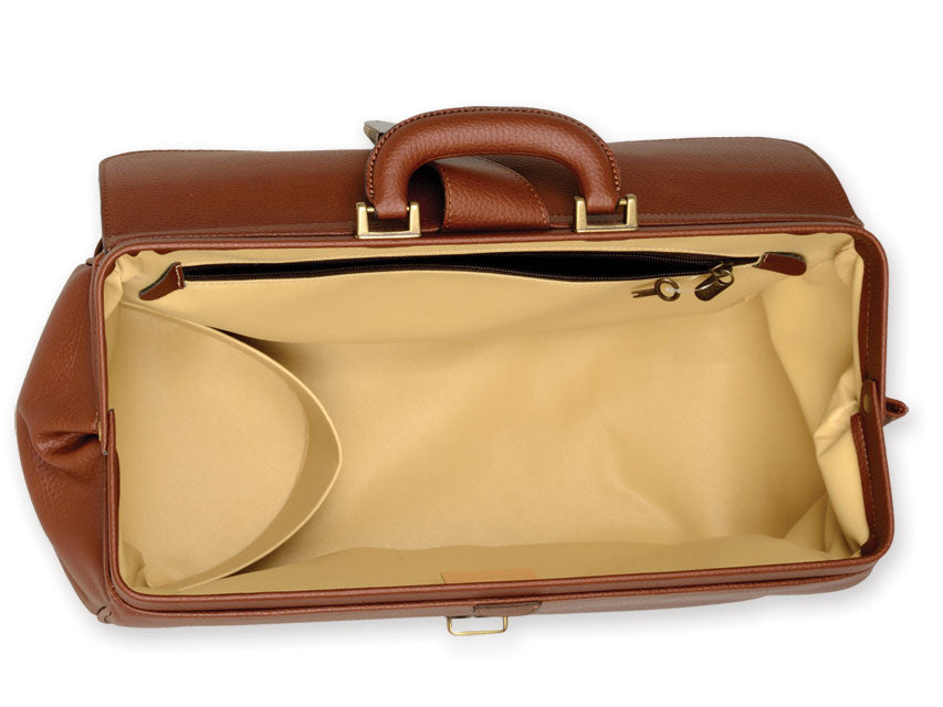 Borsa Medica GIMA Supertexas Skay Cognac 41x20x22cm - Made in Italy Cod. 27105