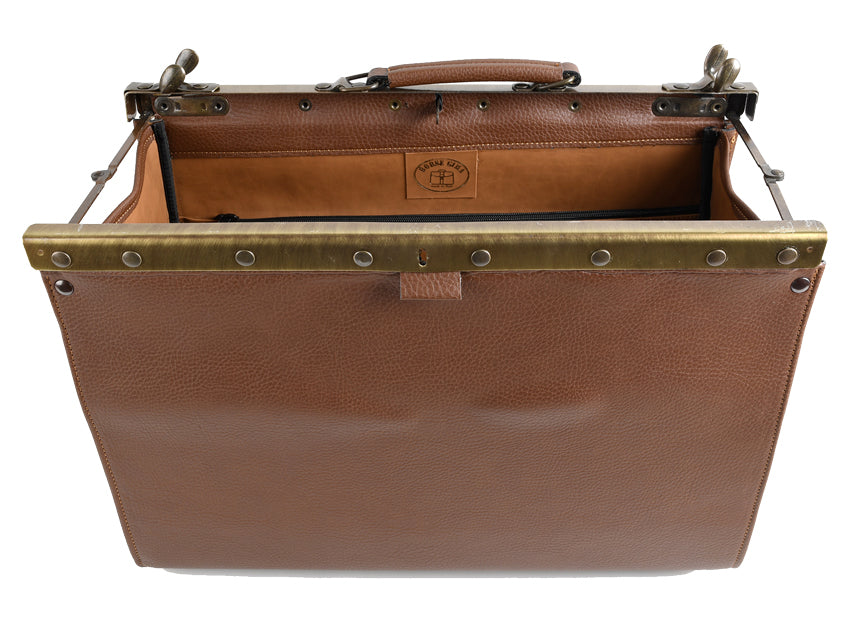 Borsa Medica GIMA Polus Skay Cognac Grande 45x20x25cm - Made in Italy Cod. 27108