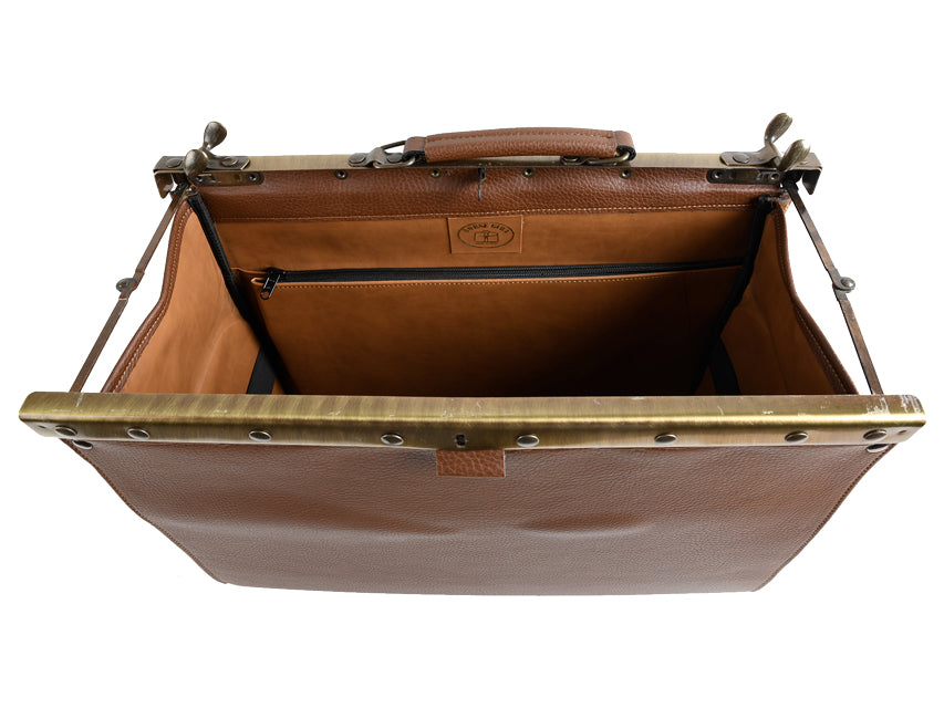 Borsa Medica GIMA Polus Skay Cognac Grande 45x20x25cm - Made in Italy Cod. 27108
