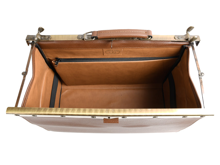 Borsa Medica GIMA Polus Skay Cognac Grande 45x20x25cm - Made in Italy Cod. 27108