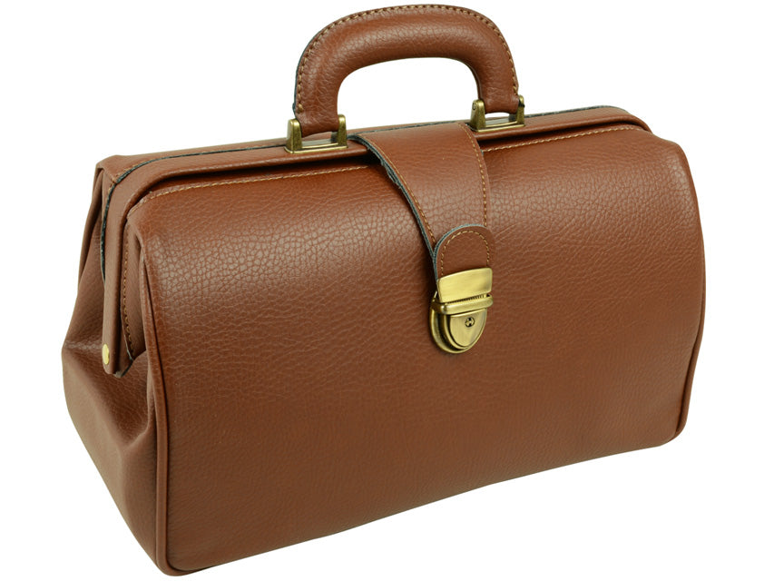 Borsa Medica GIMA Texas Pelle Marrone 35x17x22cm - Cod. 27110 Made in Italy