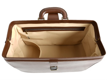 Borsa Medica GIMA Supertexas Pelle Marrone 41x20x22cm - Cod. 27116 Made in Italy