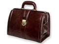 Valigetta Medica GIMA Cuoio Fiore Marrone 34x18x22cm - Cod. 27120 Made in Italy