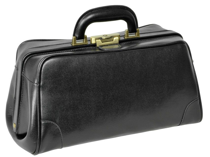 Borsa Medica GIMA Florida Pelle Nera 38x20x20cm - Cod. 27122 Design Italiano