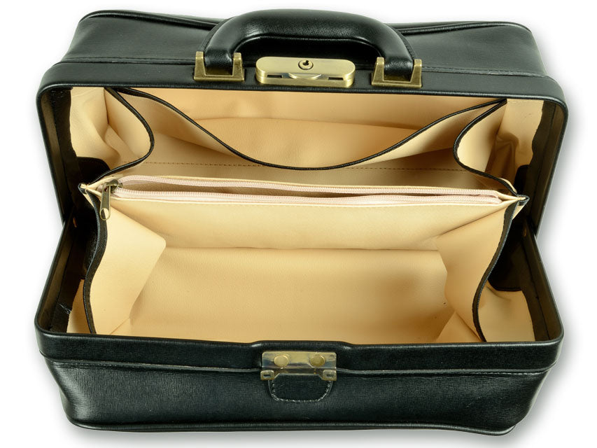 Borsa Medica GIMA Florida Pelle Nera 38x20x20cm - Cod. 27122 Design Italiano