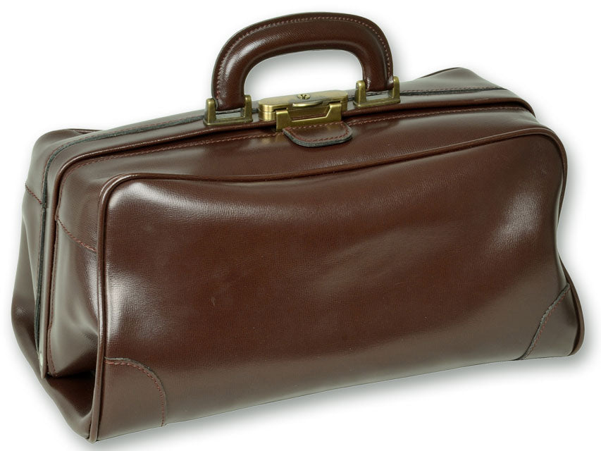 Borsa Medica GIMA Florida Pelle Marrone 38x20x20cm - Cod. 27123 Design Italiano