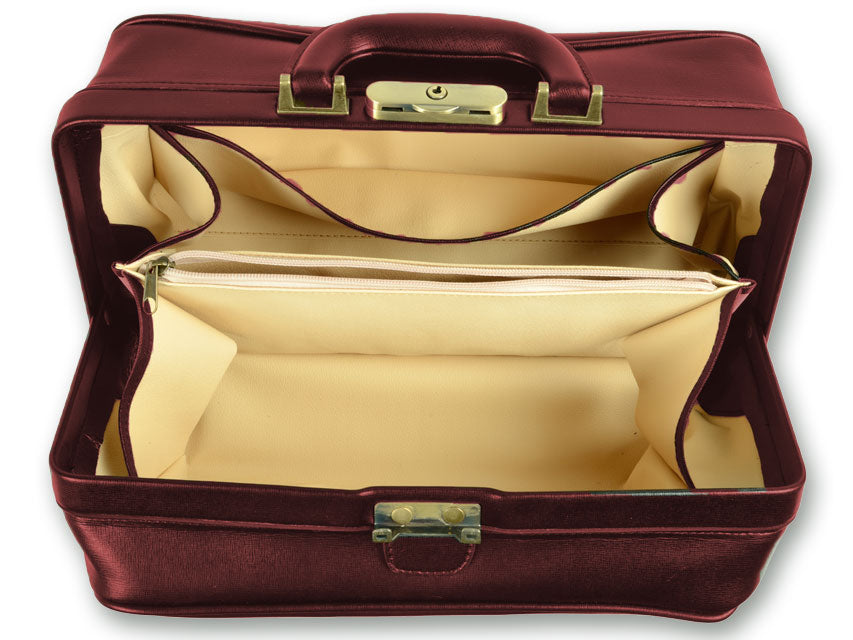 Borsa Medica GIMA Florida Pelle Marrone 38x20x20cm - Cod. 27123 Design Italiano