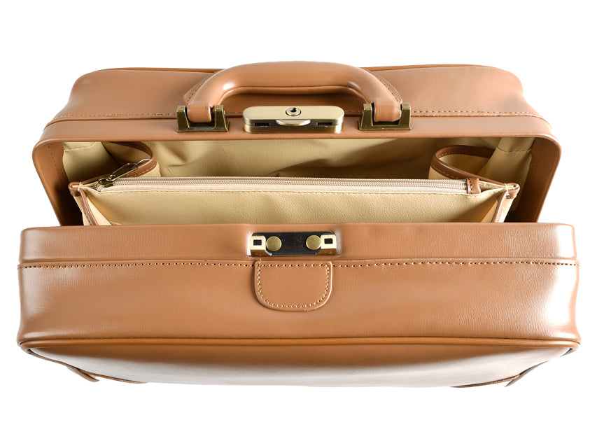 Borsa Medica GIMA Florida Pelle Marrone Castagna 38x20x20cm - Cod. 27124