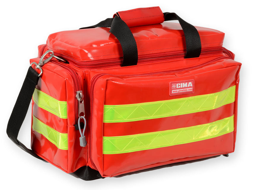 Borsa Emergenza GIMA Smart PVC Rossa Media 55x35x38cm - Modulare Cod. 27157