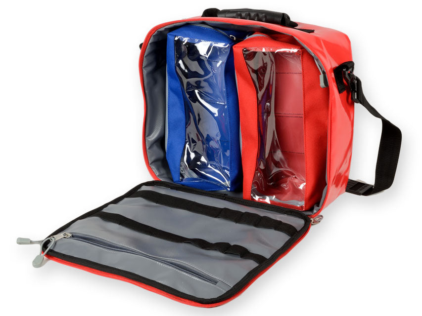 Borsa Emergenza GIMA Cubo PVC Rossa 28x34x13cm - 2 Borsette Cod. 27163