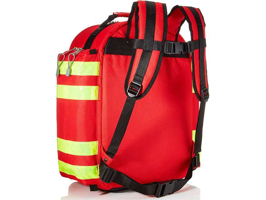 Zaino Emergenza GIMA Logic 2 Rosso 40x25x47cm - 6 Borsette Cod. 27171
