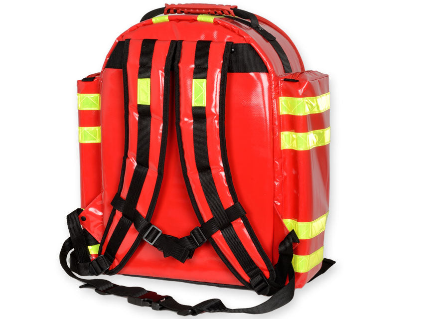 Zaino Emergenza GIMA Logic 2 PVC Rosso 40x25x47cm - 6 Borsette Cod. 27172