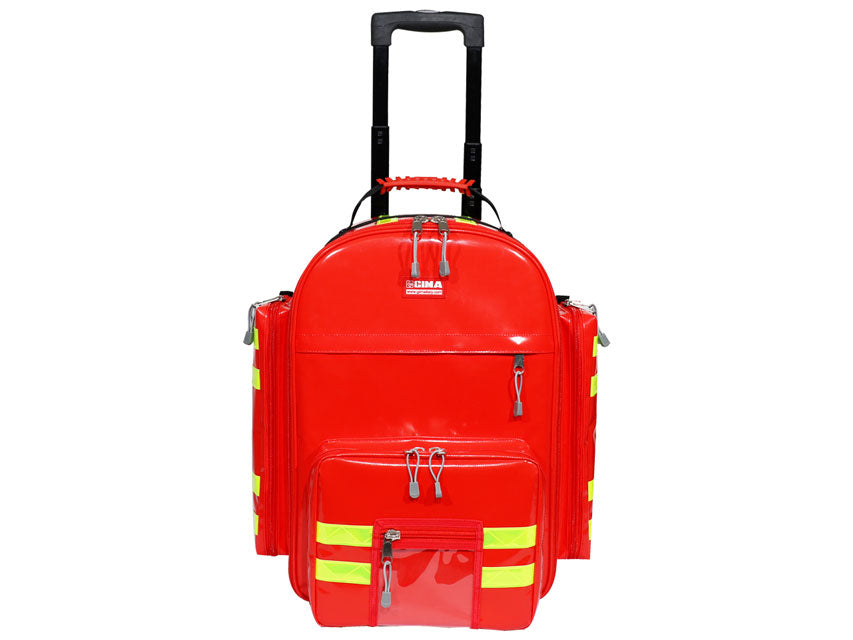 Zaino Emergenza GIMA Logic 2 PVC Trolley Rosso 49x31x57cm - Cod. 27173