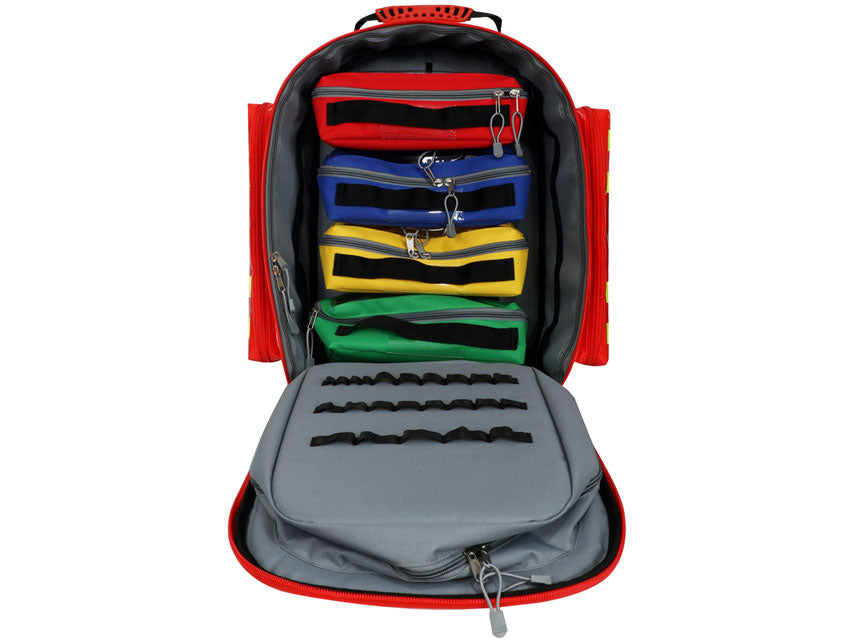 Zaino Emergenza GIMA Logic 2 PVC Trolley Rosso 49x31x57cm - Cod. 27173