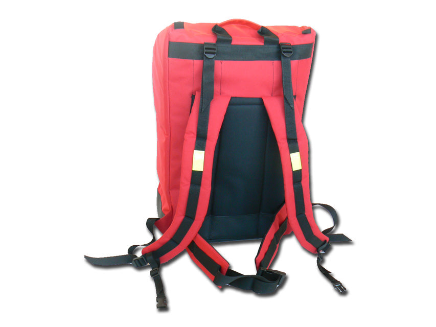Zaino Ambulanza GIMA Rosso Modulare 40x30x57cm - 8 Borsette Cod. 27174