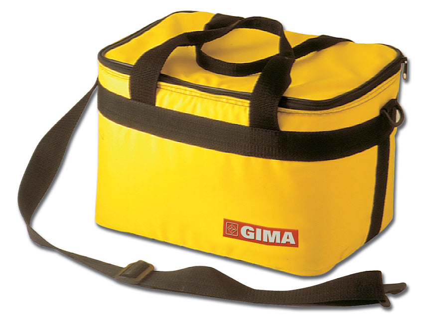 Borsa Termica GIMA Gialla Nylon 34x25x24cm - 3 Panetti Termici Cod. 27209