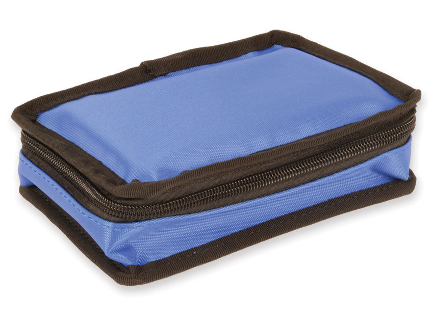 Mini Diabetic Bag GIMA in nylon blu vuota. Compatta e pratica per diabetici. Cod. 27254