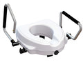 RIALZO WC con braccioli reclinabili - 12,5 cm