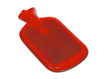 BORSA ACQUA CALDA BILAMELLATA - rossa