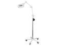 LAMPADA CON LENTE GIMANORD PLUS LED bianca regolabile - su carrello